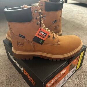 Timberland PRO Tan Leather Work Boots